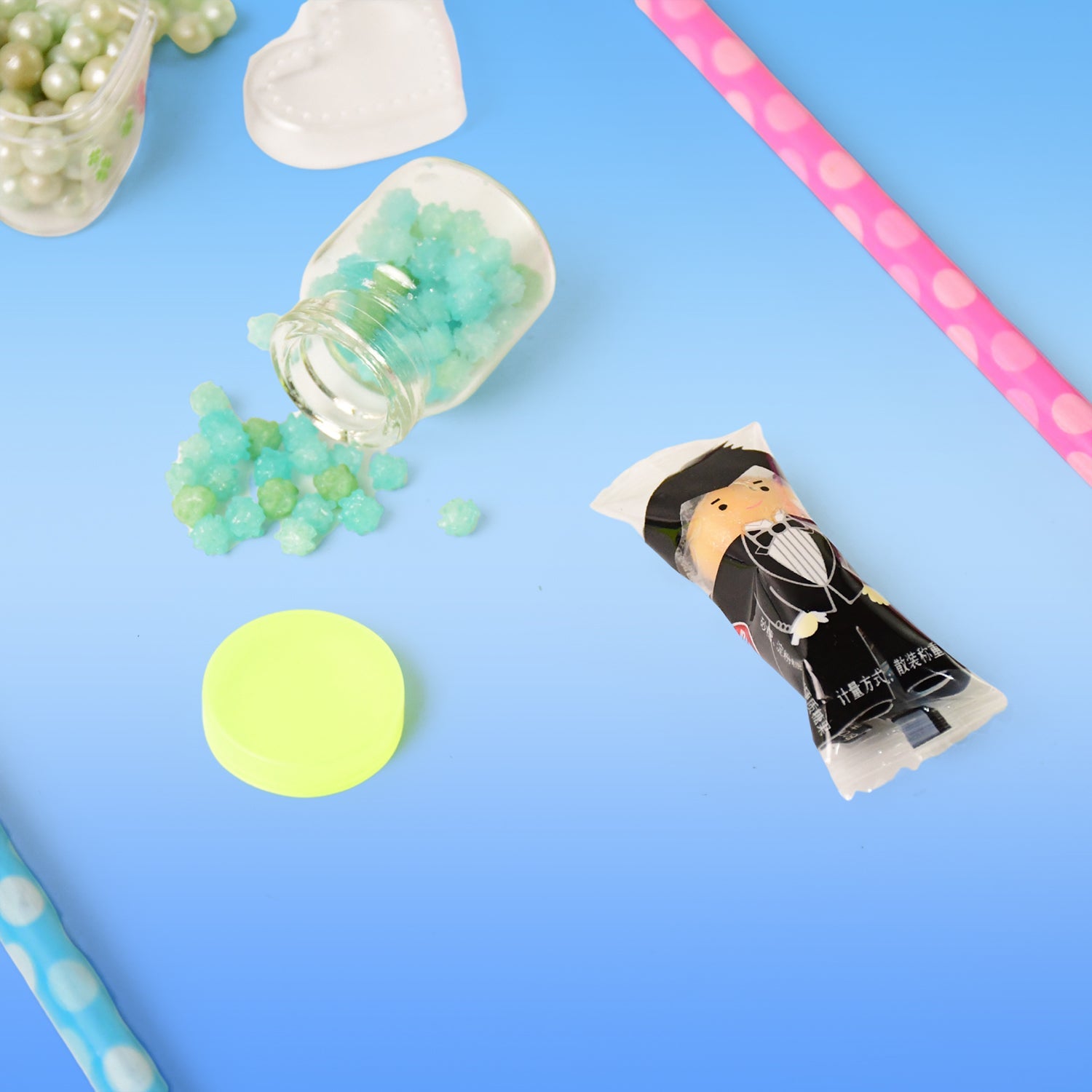 Fun Candy Design Pencil Set with Accessories Set (1 Set ) Fun Candy Design Pencil Set with Accessories Set (1 Set )